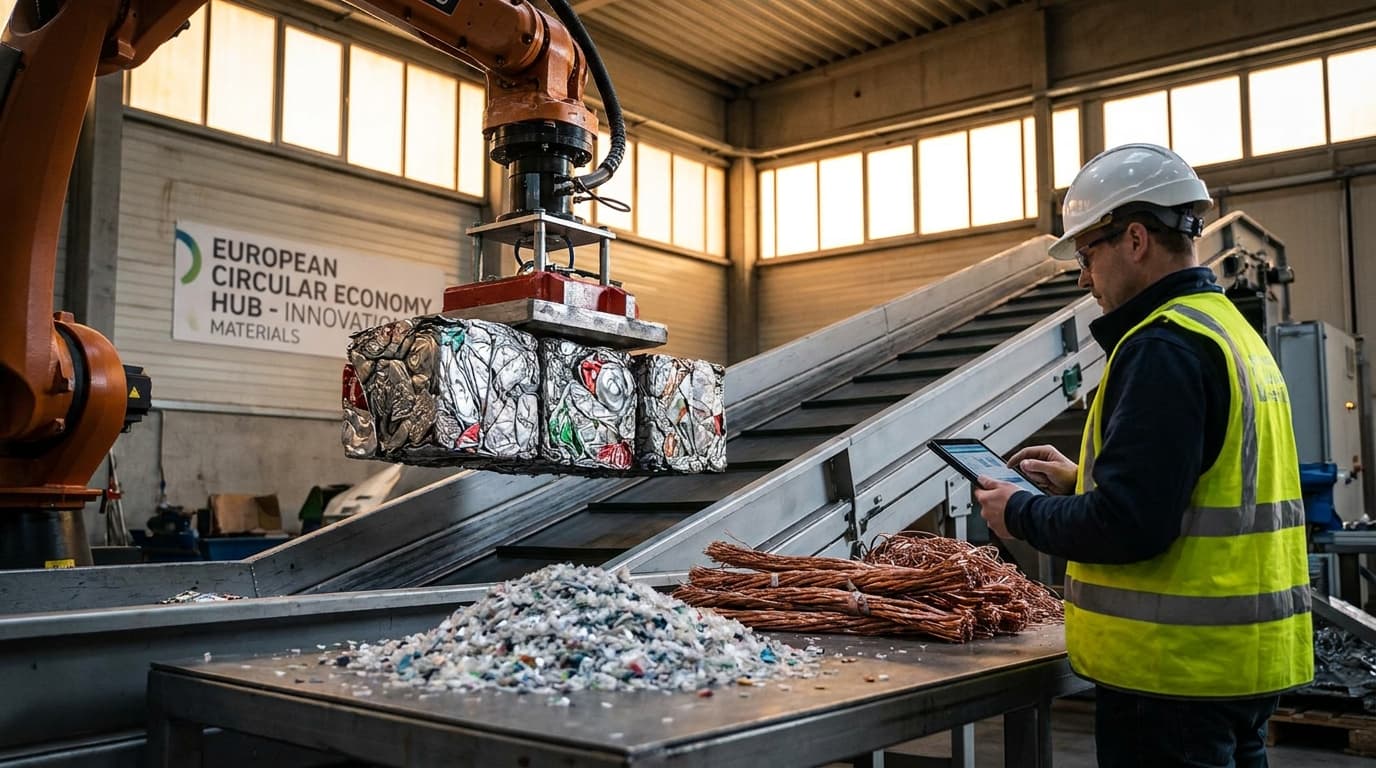 Cover Image for Matériaux Recyclés : Les Opportunités Business de l'Économie Circulaire Européenne